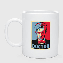 Кружка керамическая Doctor, цвет: белый