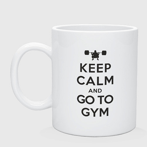 Кружка Go to gym / Белый – фото 1