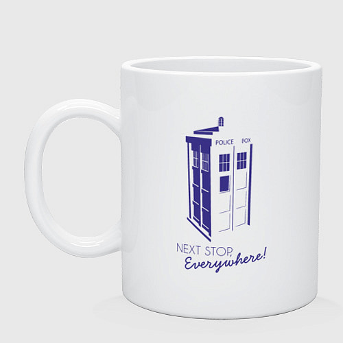 Кружка Следующая остановка везде / Белый – фото 1