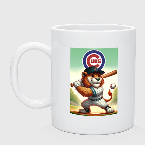 Кружка Lion - batter Chicago cubs / Белый – фото 1
