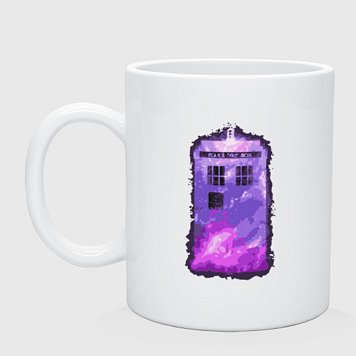 Кружка Violet tardis / Белый – фото 1