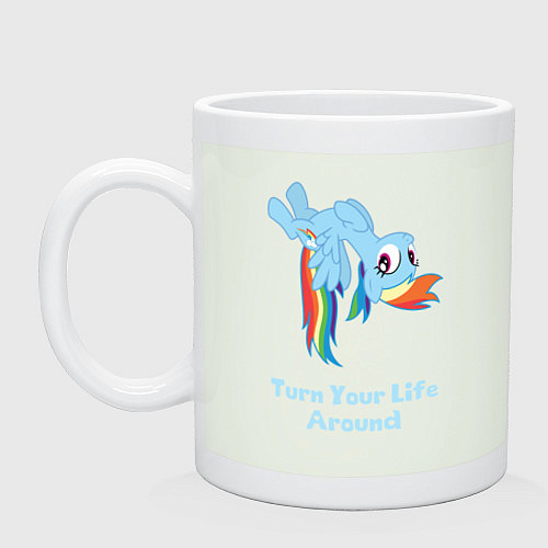 Кружка Рейнбоу Дэш: переверни свою жизнь / Фосфор – фото 1