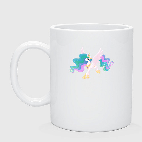 Кружка Принцесса Селестия из My Little Pony в кино / Белый – фото 1