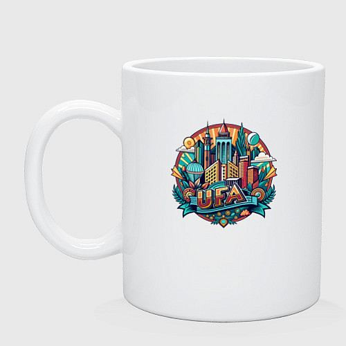 Кружка Город Уфа / Белый – фото 1