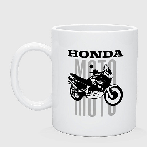 Кружка Moto - Honda / Белый – фото 1