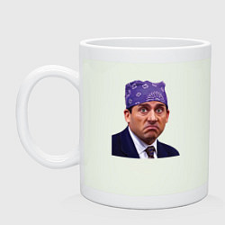 Кружка керамическая Prison mike Michael Scott офис, цвет: фосфор