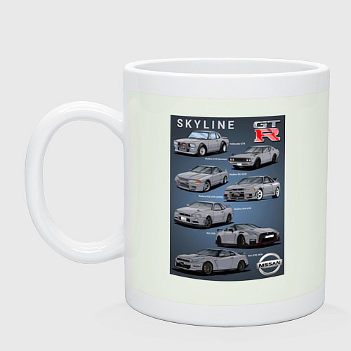 Кружка Skyline GTR / Фосфор – фото 1