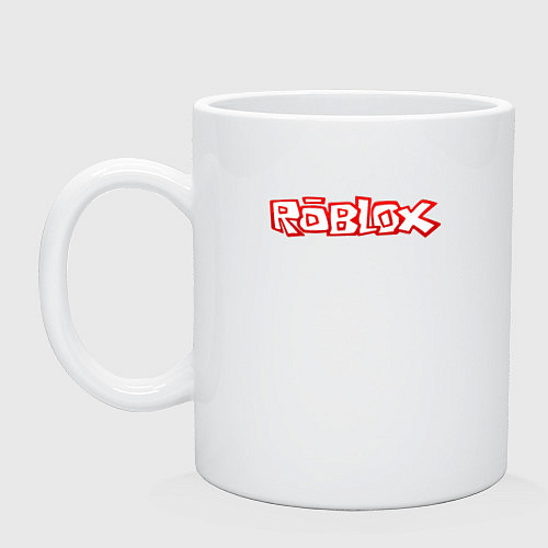 Кружка Roblox красный мем / Белый – фото 1