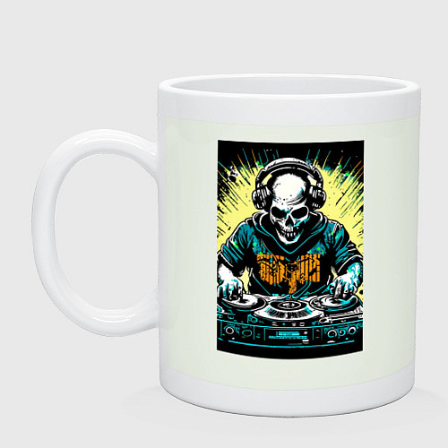 Кружка Диджей скелет / Фосфор – фото 1
