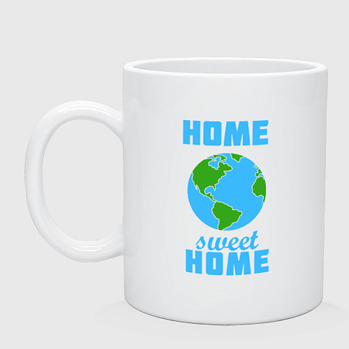 Кружка Земля милый дом / Белый – фото 1
