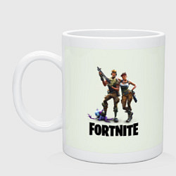 Кружка керамическая Fortnite PVE, цвет: фосфор