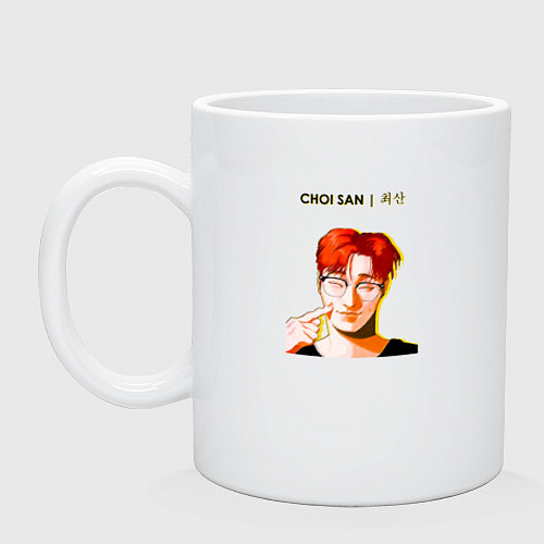 Кружка Choi San Ateez / Белый – фото 1