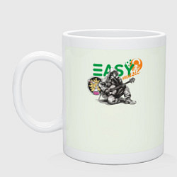 Кружка керамическая Химик-гитарист, цвет: фосфор