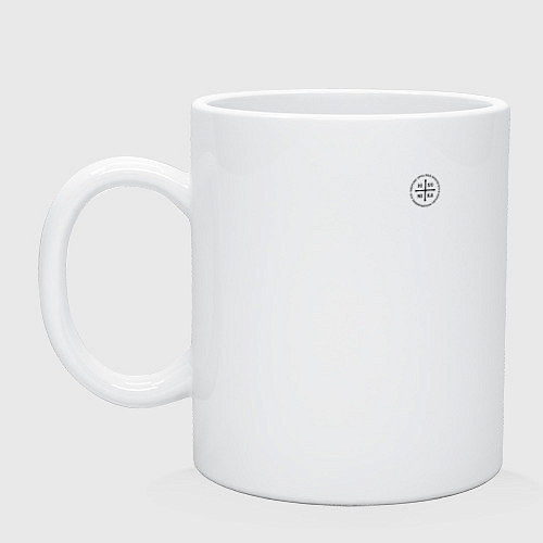 Кружка Сокрушу пред ним врагов его НИКА черная / Белый – фото 1