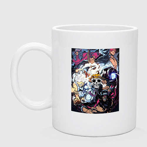 Кружка Ван-Пис Йонко пираты / Белый – фото 1