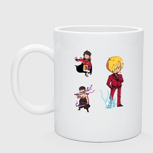 Кружка Ван-Пис Санджи Зоро / Белый – фото 1