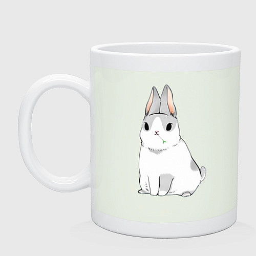 Кружка Кролик жует траву / Фосфор – фото 1