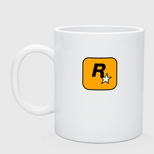 Кружка Rockstar logo / Белый – фото 1