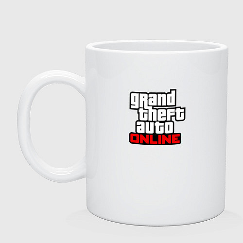 Кружка GTA online logo game / Белый – фото 1