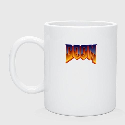 Кружка Doom logotype / Белый – фото 1