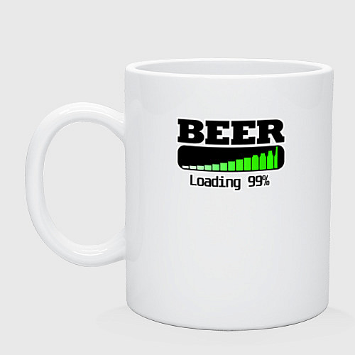 Кружка Beer loading / Белый – фото 1