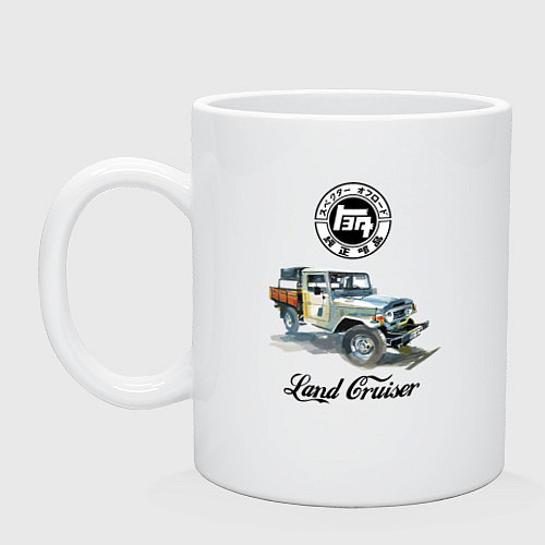 Кружка Грузовик Тойота ретро / Белый – фото 1