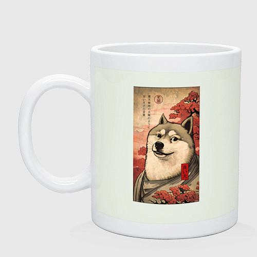 Кружка Doge meme - japan style / Фосфор – фото 1