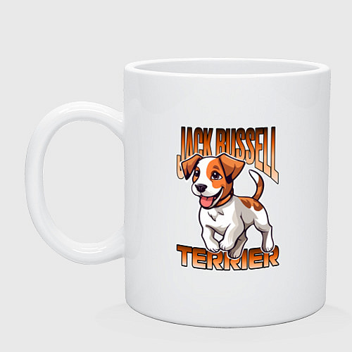 Кружка Собака Джек-рассел-терьер / Белый – фото 1