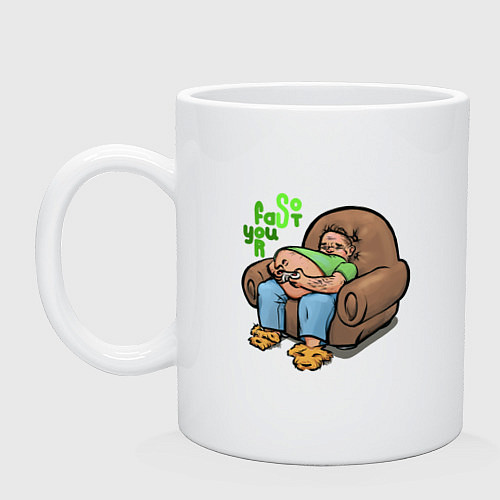 Кружка Слишком быстрый для тебя / Белый – фото 1