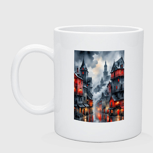 Кружка Туманные улицы Лондона / Белый – фото 1