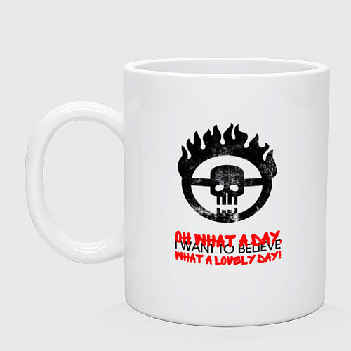 Кружка Безумный макс what a lovely day / Белый – фото 1