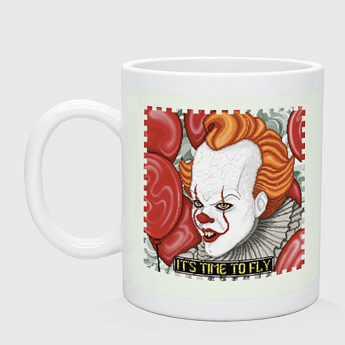 Кружка Пиксельный Пеннивайз / Фосфор – фото 1