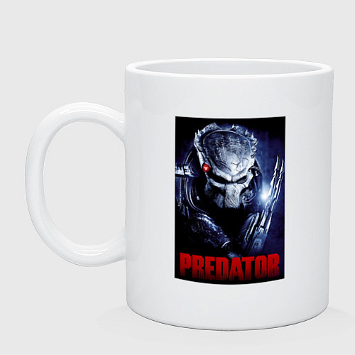 Кружка Predator in the helmet / Белый – фото 1