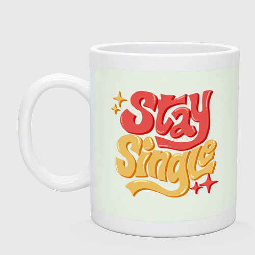 Кружка Оставайся один / Фосфор – фото 1