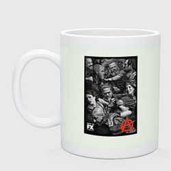 Кружка керамическая Sons Of Anarchy all, цвет: фосфор