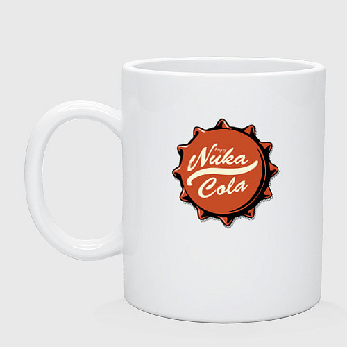 Кружка Fallout - Nuka Cola stopper / Белый – фото 1