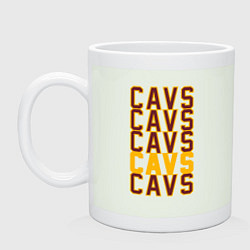 Кружка керамическая Basketball Cavs, цвет: фосфор