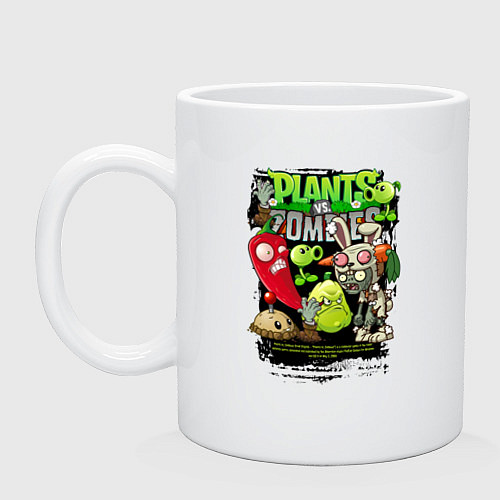 Кружка Растения против зомби с перчиком / Белый – фото 1