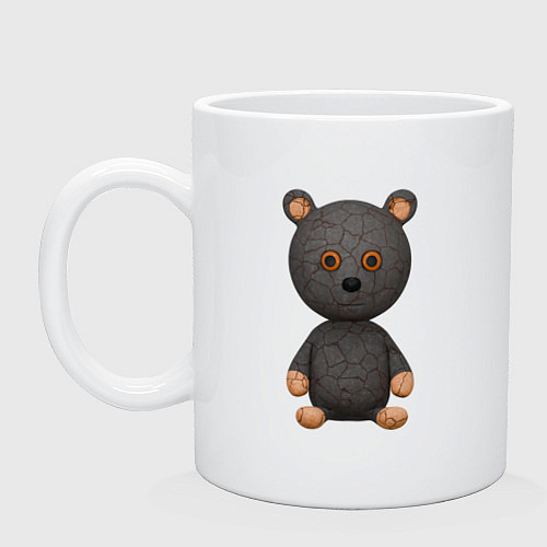 Кружка Плюшевый медведь игрушка / Белый – фото 1