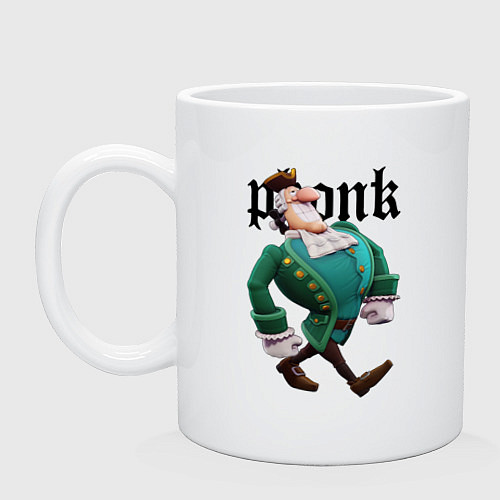 Кружка Остров сокровищ - Ливси идет под фонк / Белый – фото 1