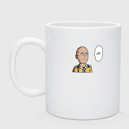 Кружка Ванпанчмен ок / Белый – фото 1