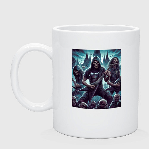Кружка Metallica - thrash metal / Белый – фото 1