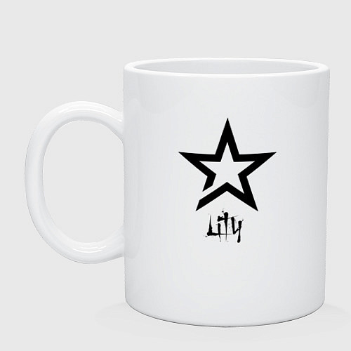 Кружка Лилия - звезда / Белый – фото 1