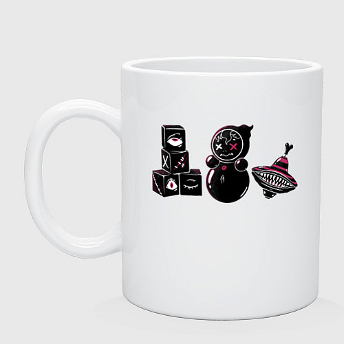 Кружка Страшные игрушки / Белый – фото 1