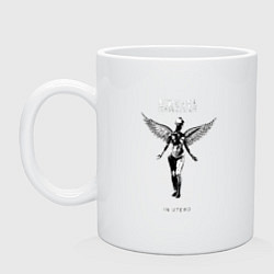 Кружка керамическая In utero, цвет: белый