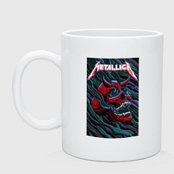 Кружка керамическая Metallica The Unforgiven II, цвет: белый