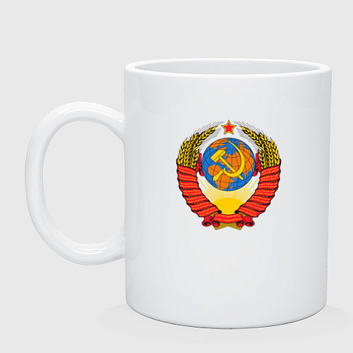 Кружка Геральдика СССР / Белый – фото 1