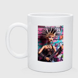 Кружка Barbie - punk guitarist