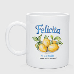 Кружка Тарелка с лимонами