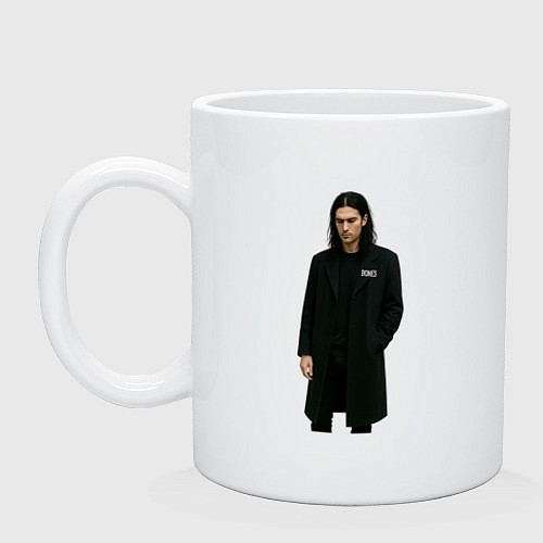 Кружка Задумчивый Bones / Белый – фото 1